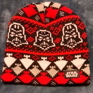 Star Wars Red and Black Knit Hat